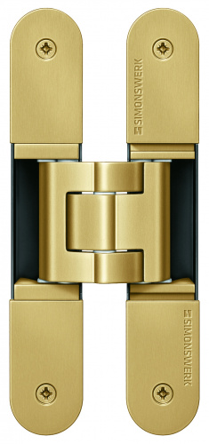 Петля SIMONSWERK TECTUS TE 340 3D Латунь матовая