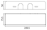 Монтажная пластина для F65/F83
